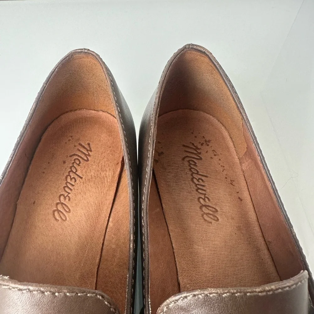 Madewell The Elin Loafer Two Toned Leather Size 6.5